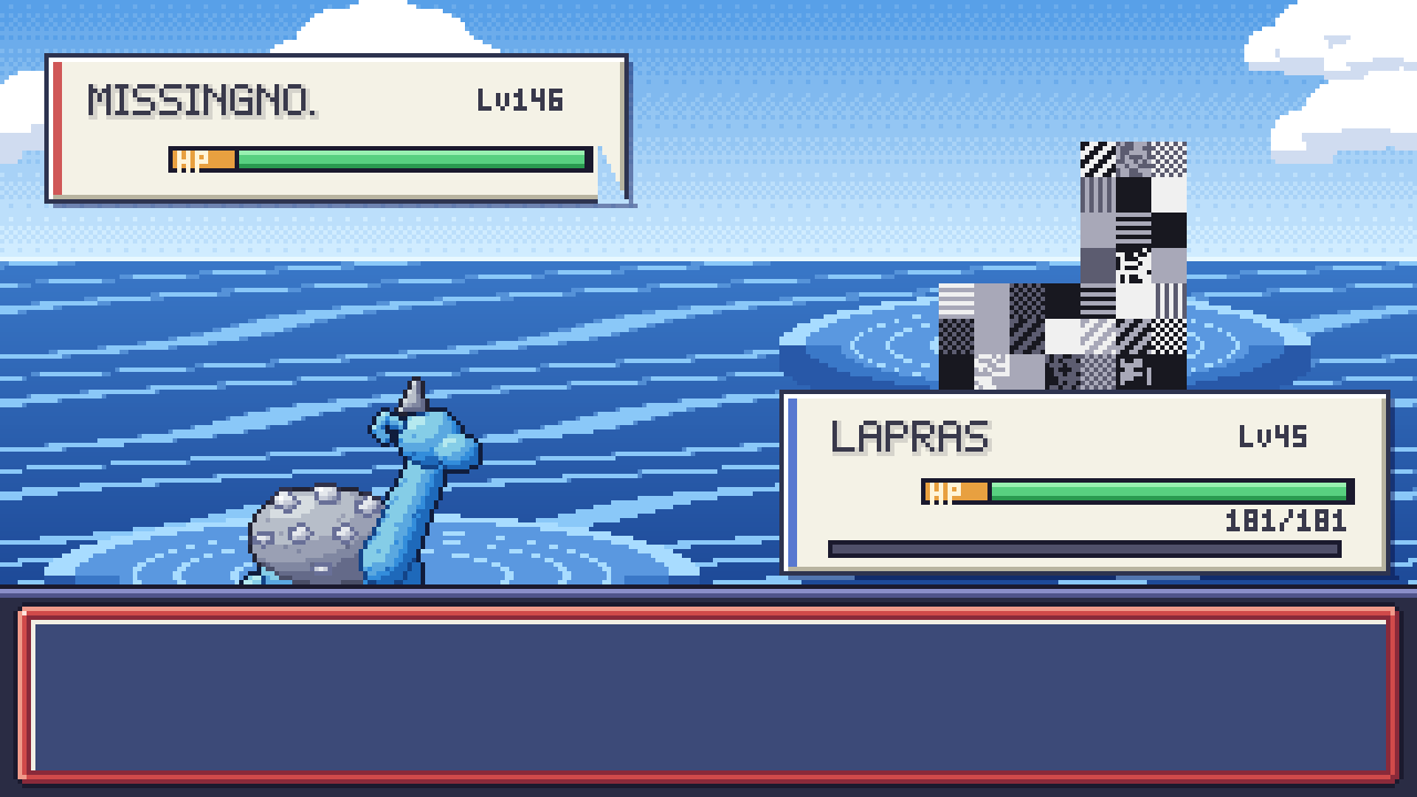 A wild MISSINGNO. appeared
