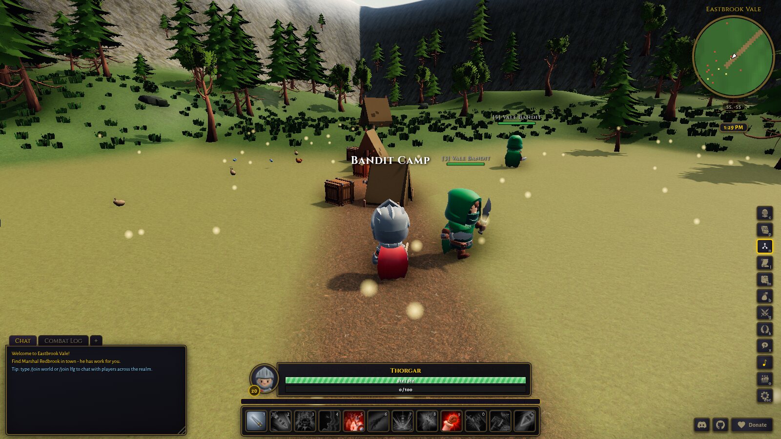 A brawl with Vale Bandits