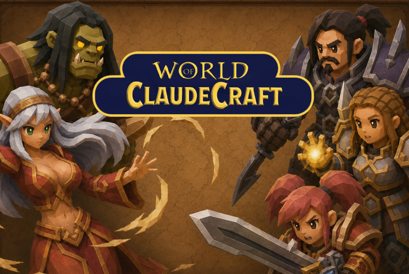 一款可本地运行的“魔兽世界怀旧服”式网页MMO游戏:World of Claudecraft