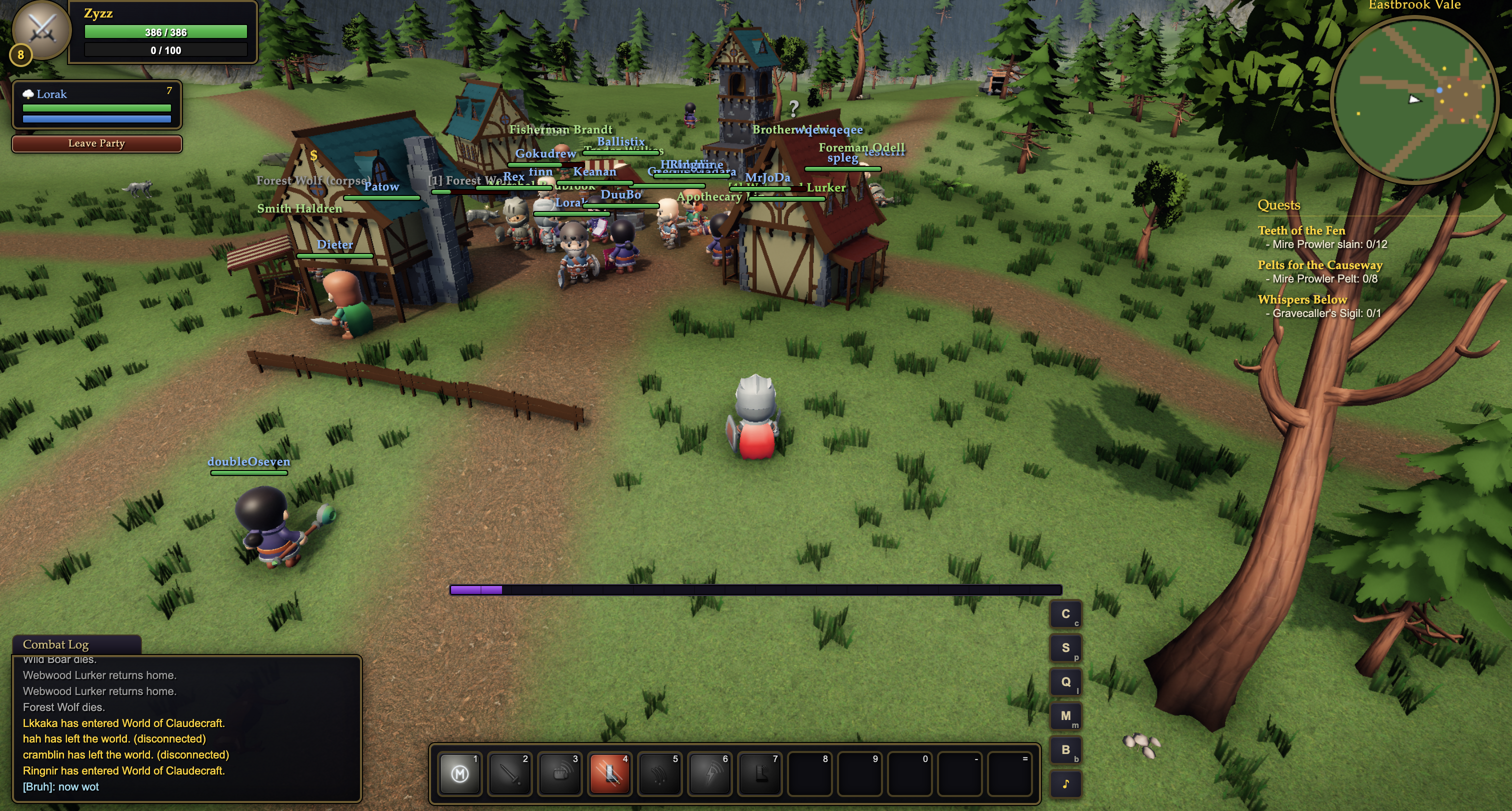 World of Claudecraft community