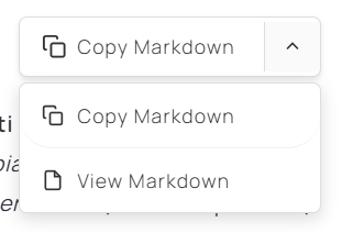 Dropdown Menu