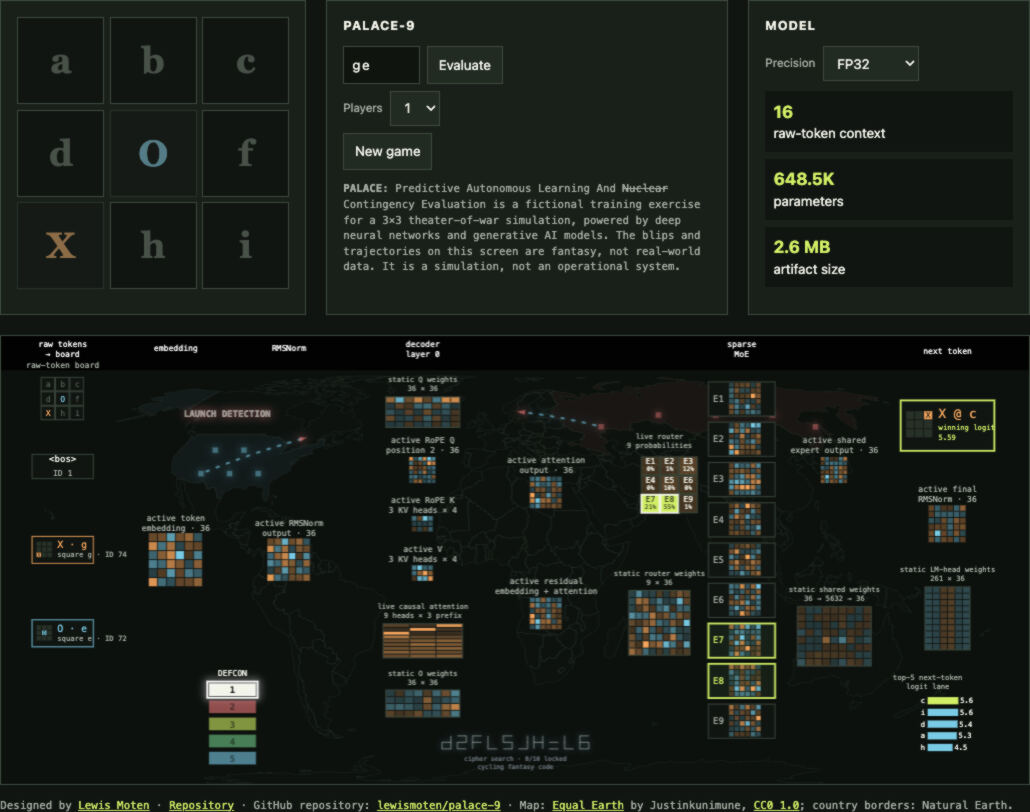Palace-9 browser weight inspector
