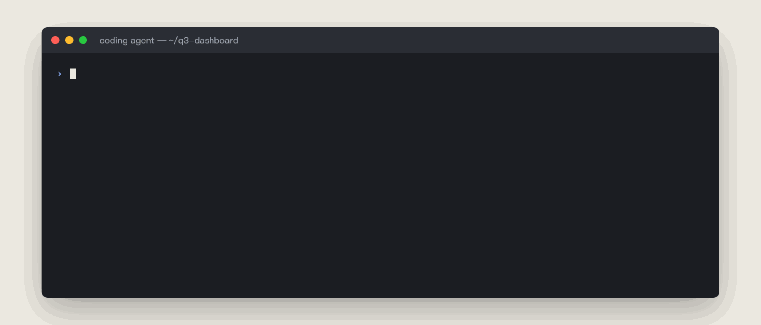 A coding agent publishes a build folder with the artifact-site CLI and hands back the share link