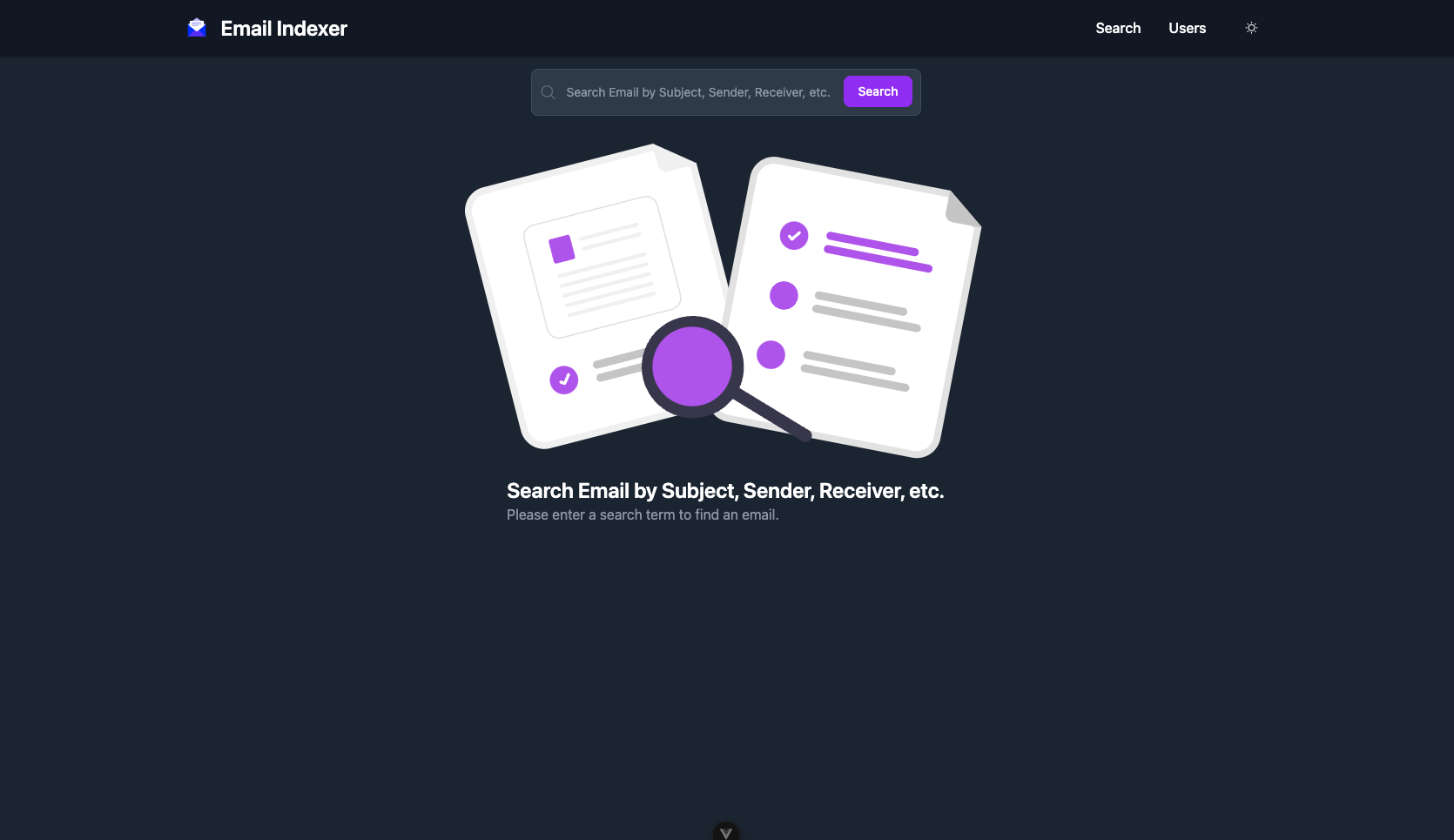 Email Indexer screenshot