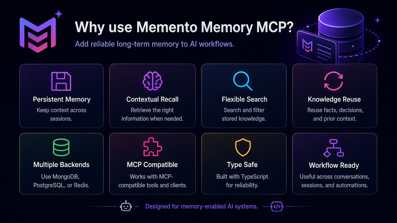 Why use Memento Memory MCP