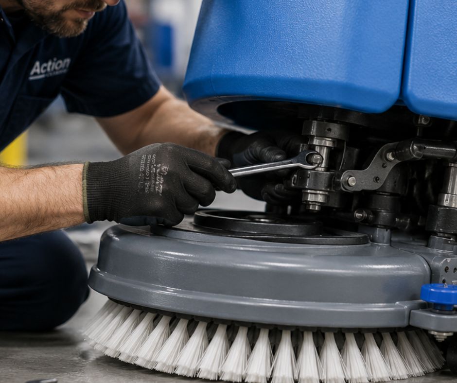 Cleaning equipment repair service