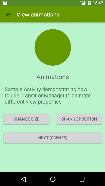 view layout animation