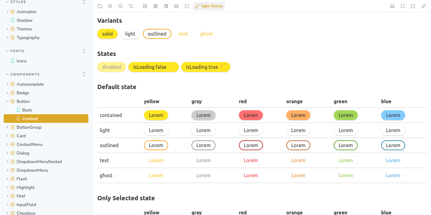 Pentatrion design system