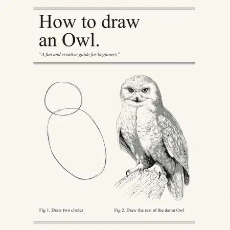 How to draw an Owl