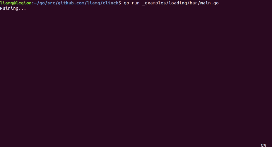 Loading bar demo