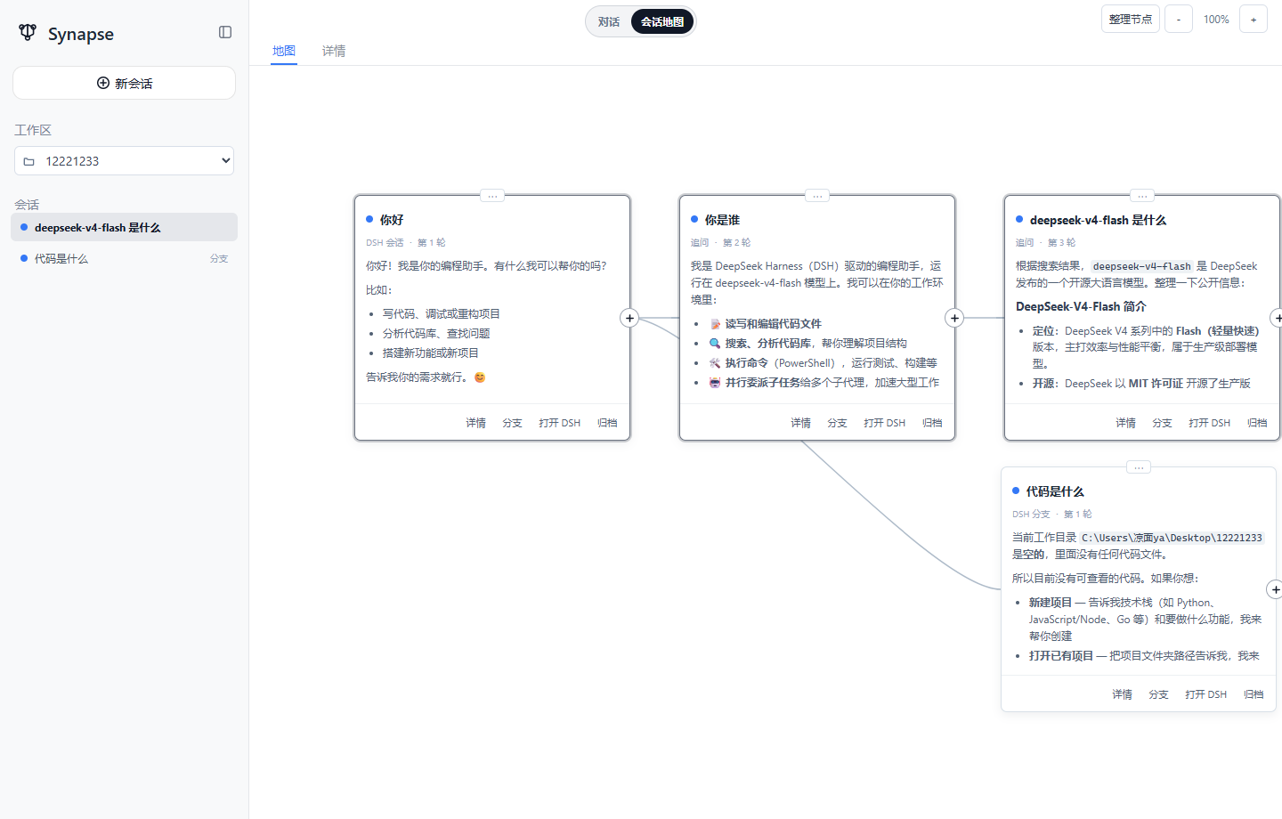 Synapse workspace canvas