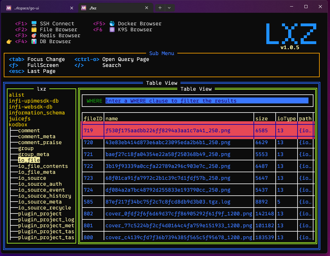 GitHub - liangzhaoliang95/lxz: A powerful DevOps graphical command-line ...