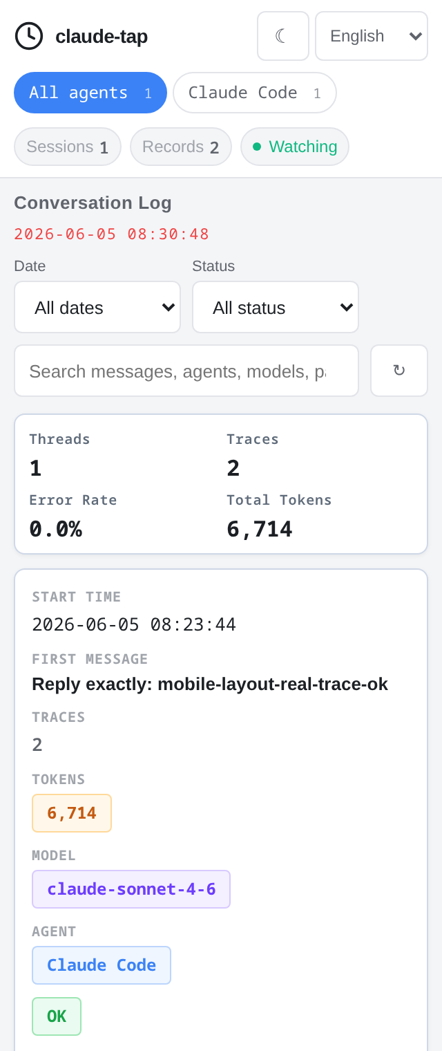Dashboard mobile actions 320