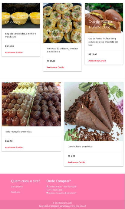 GitHub - liara987/gigi-doces: Landing page para divulgar doces e lembranças
