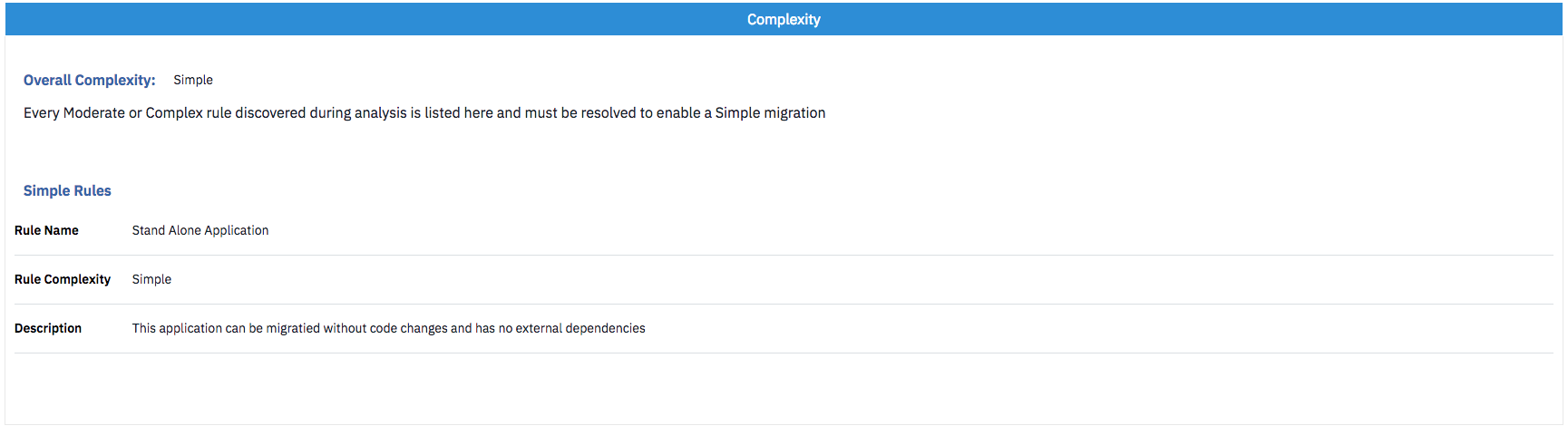 complexity