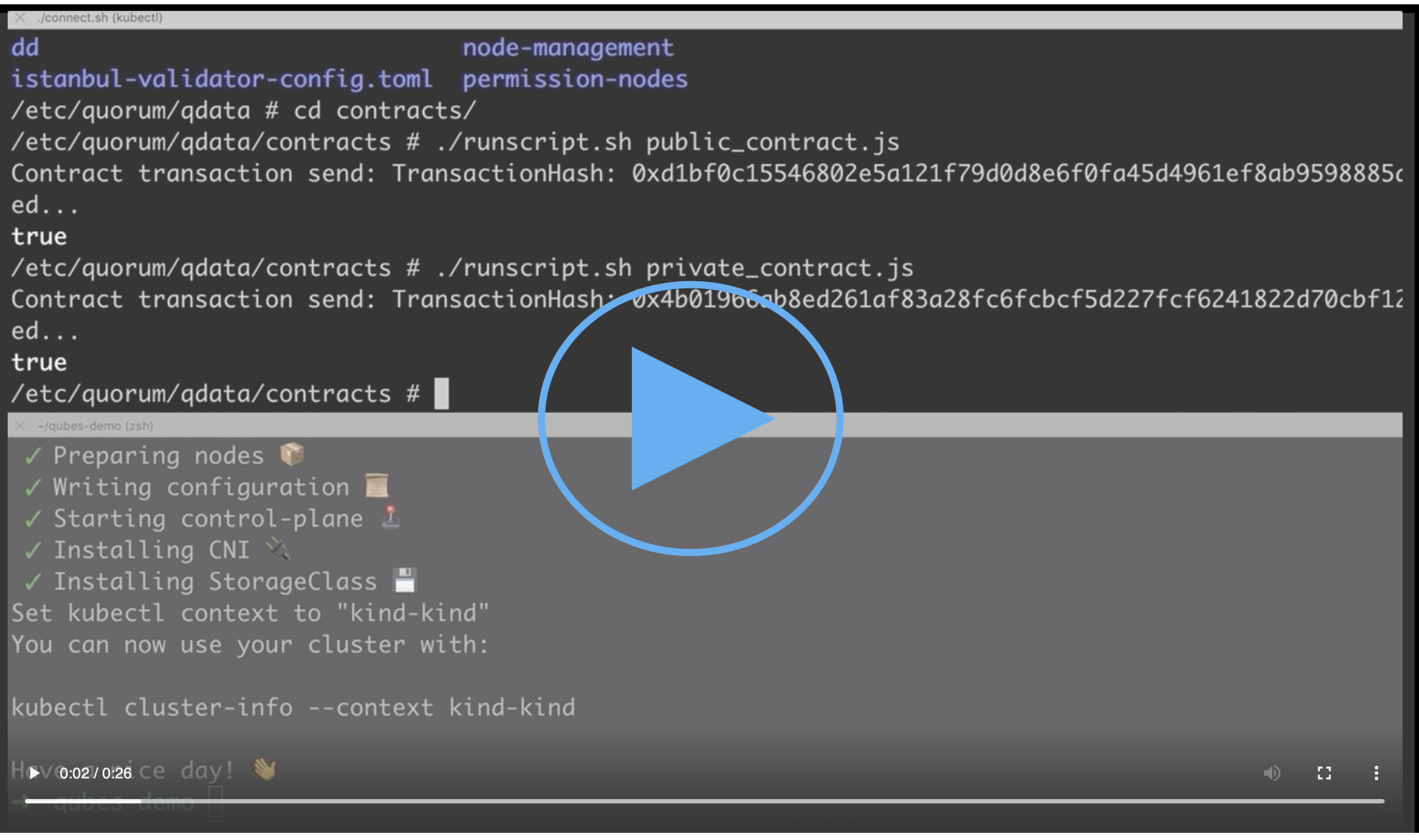 qubes-7nodes-run-contract