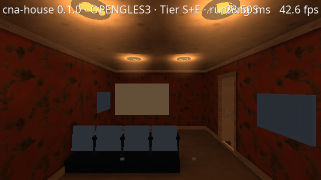 Representative day basement cinema