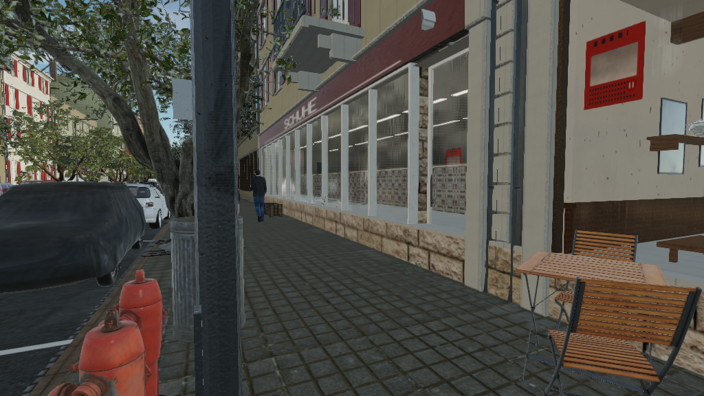Street Simulator — pavement cafe