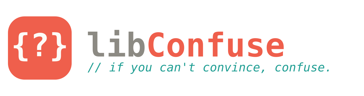 libConfuse: if you can't convince, confuse.