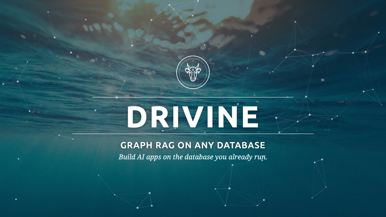 Watch: Drivine, graph RAG on any database (4:26)