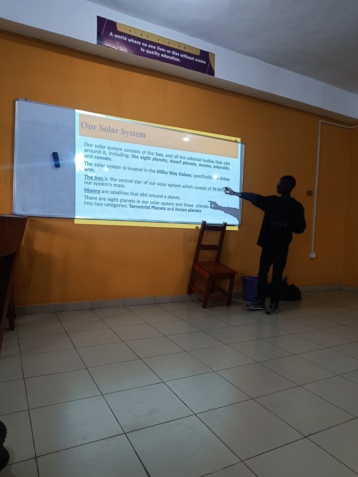 LAS President teaching