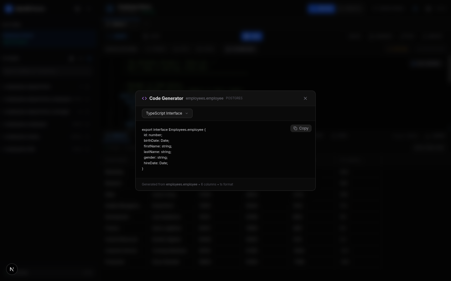 ORM Code Generator