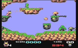 Capture d'écran de Creatures sur Commodore 64, plate-forme de Apex Computer Productions sorti en 1990