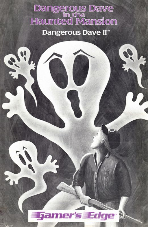 Dangerous Dave in the Haunted Mansion (dangerous-dave-re) box art