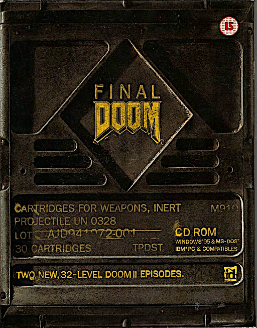 Final Doom (PSXFINALDOOM-RE) box art