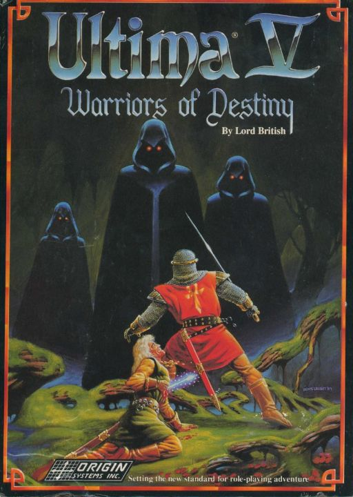 Ultima V: Warriors of Destiny box art