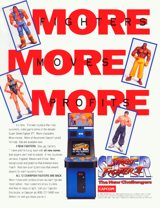 Super Street Fighter II: The New Challengers artwork