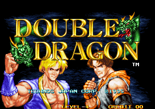 Double Dragon title screen