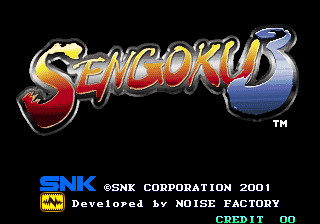 Sengoku 3 title screen