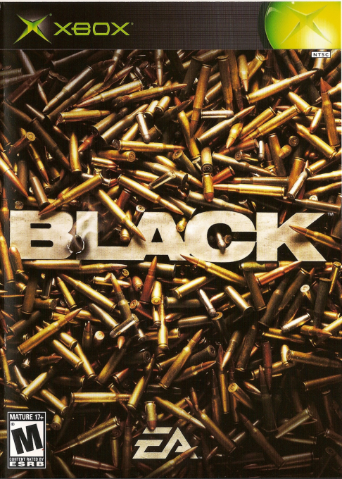 BLACK box art for Xbox