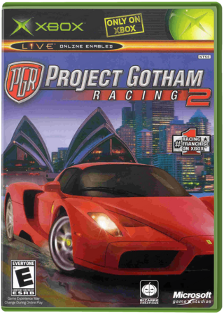 Project Gotham Racing 2 Xbox box art