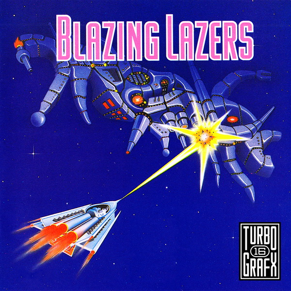 Blazing Lazers box art
