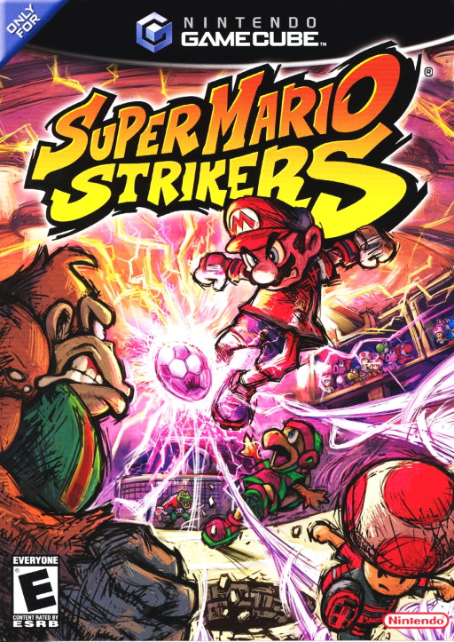 Super Mario Strikers artwork