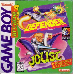Arcade Classic No. 4 - Defender _ Joust (USA, Europe) (SGB Enhanced)