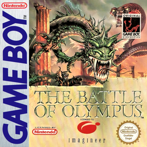 Carátula de Battle of Olympus Game Boy PAL España