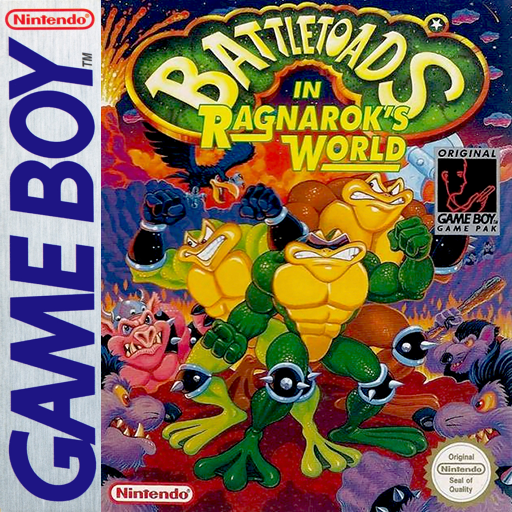 Carátula de Battletoads in Ragnarok's World Game Boy PAL España