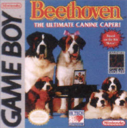 Carátula de Beethoven Game Boy PAL España
