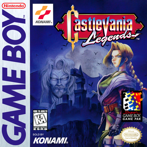 Carátula de Castlevania Legends Game Boy PAL España