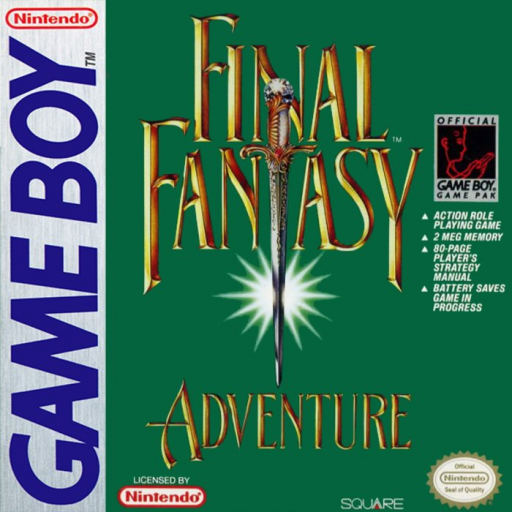 Carátula de Final Fantasy Adventure Game Boy PAL España