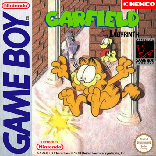 Carátula de Garfield Labyrinth Game Boy PAL España