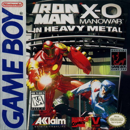 Carátula de Iron Man X-O Manowar in Heavy Metal Game Boy PAL España