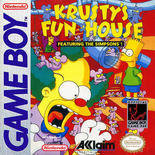 Carátula de Krusty's Fun House Game Boy PAL España