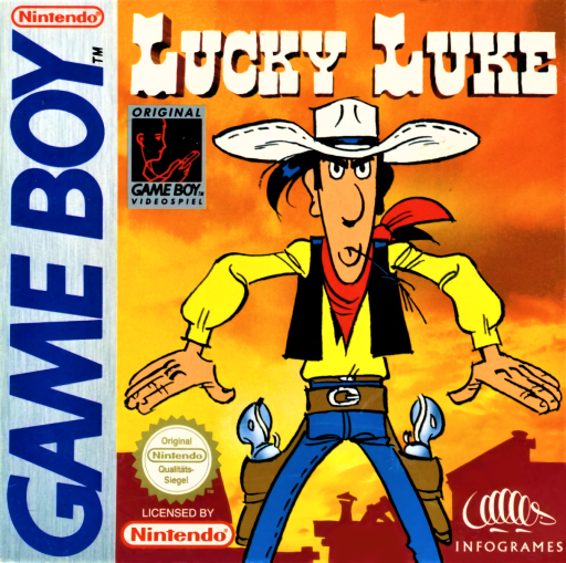 Carátula de Lucky Luke Game Boy PAL España