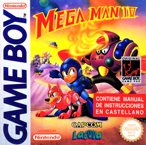 Carátula de Mega Man IV Game Boy PAL España