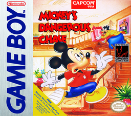 Carátula de Mickey's Dangerous Chase Game Boy PAL España