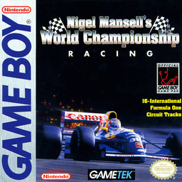 Carátula de Nigel Mansell's World Championship Racing Game Boy PAL España